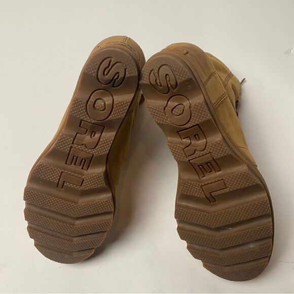 Sorel Joan of Arctic Lace Up Wedge Lexie Wedge Elk Brown Leather 7 - Picture 5 of 6